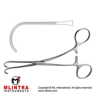 Castaneda Atrauma Noenatal Vascular Clamp Stainless Steel, 12 cm - 4 3/4" Castaneda Atrauma Noenatal Vascular Clamp Stainless Steel, 12 cm - 4 3/4"